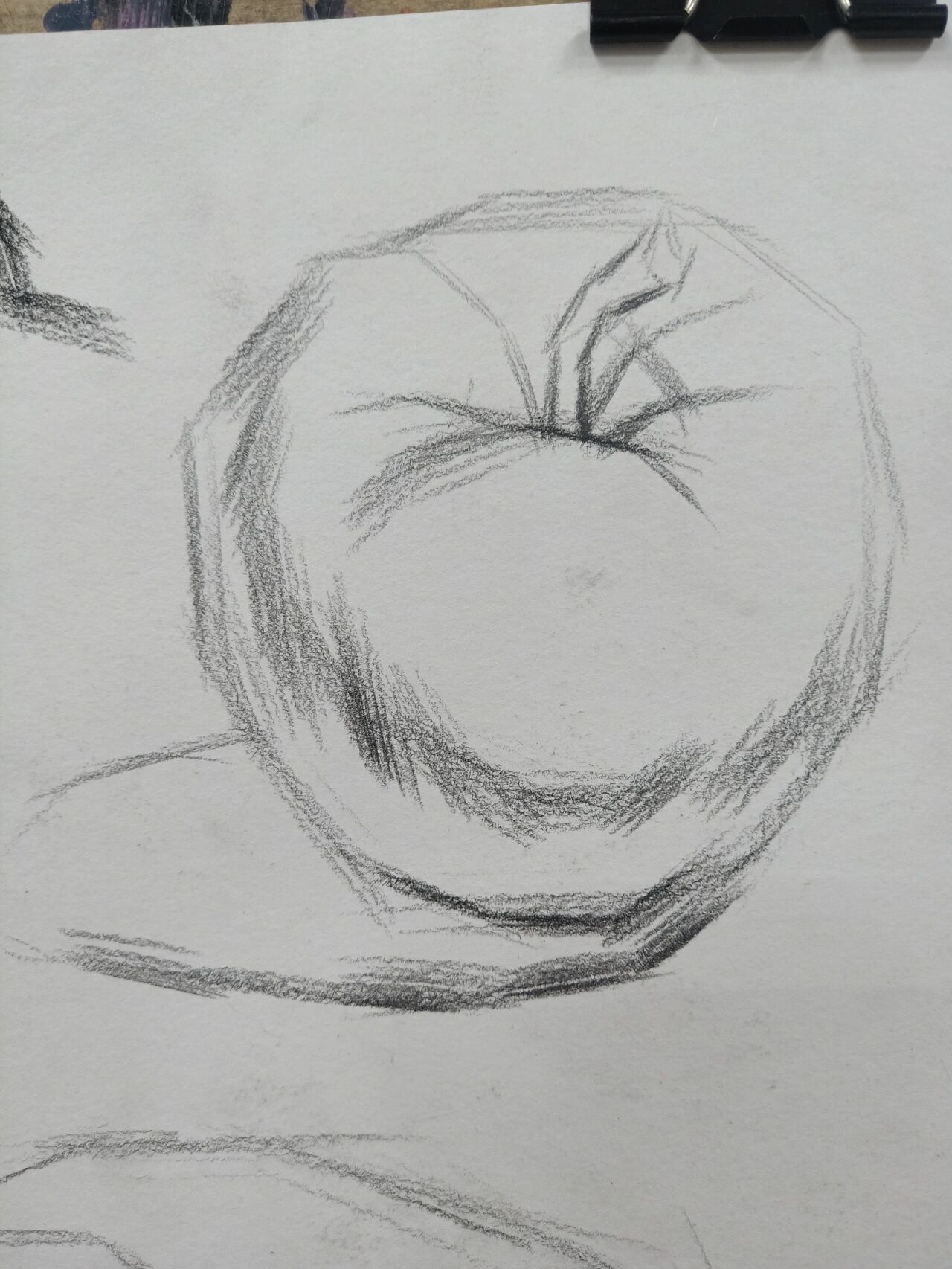 素描苹果步骤立体版苹果的素描画法步骤图